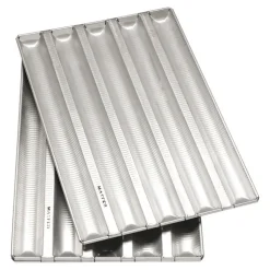 Alu-Gaufer plaques à pain 790 x 580 5 baguettes