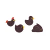 Animaux de Pâques assortis en chocolat noir (x48)