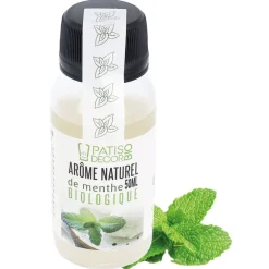 Arôme naturel de menthe biologique 50 ml - DDM 03/25