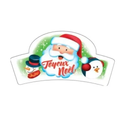 Banderoles azyme Joyeux Noël (x24)