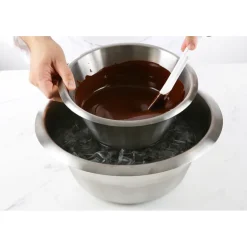 Bassine inox fond plat 32 cm