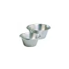 Bassine inox fond plat 18 cm