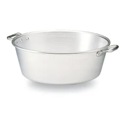 Bassine landaise aluminium à anses 45 cm