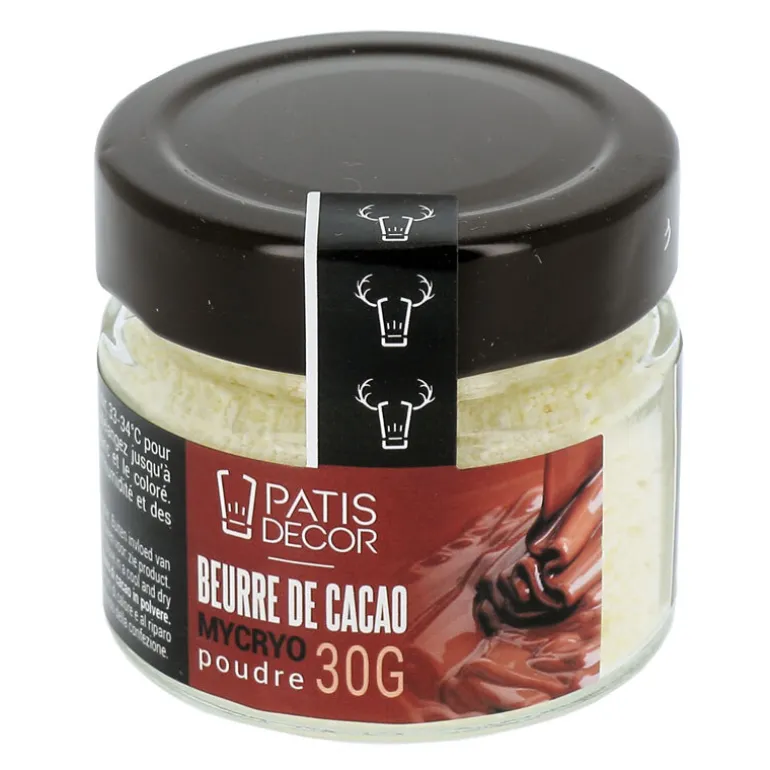 Beurre de cacao mycryo en poudre 30 g