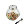 Bocal à bonbon verre avec cuillère