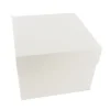Boîte pâtissière blanche 18 x 18 x H 20 cm