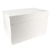 Boîte pâtissière blanche 21 x 31 x H 20 cm