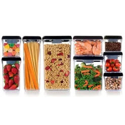 Boîte sous vide rectangulaire empilable 2 l