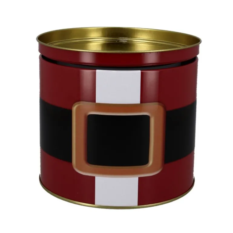 Boîtes à biscuits de Noël Set de 3 à empiler Père Noël