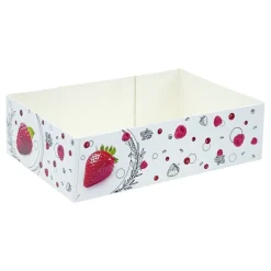Boîtes petits-fours Morgane 18 x 12 cm - Hauteur 5 cm (x 100)