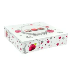 Boîtes pâtissières Morgane 26 x 26 cm - Hauteur 8 cm (x 50)