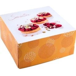 Boîtes pâtissières Pauline 28 x 28 cm Hauteur 10 cm (x 25)