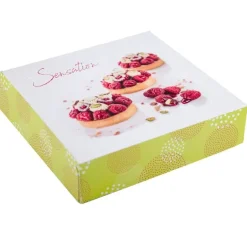 Boîtes pâtissières Pauline 18 x 18 cm Hauteur 5 cm (x 50)