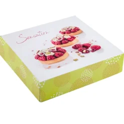 Boîtes pâtissières Pauline 26 x 26 cm Hauteur 5 cm (x 50)