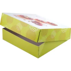 Boîtes pâtissières Pauline 16 x 16 cm Hauteur 5 cm (x 50)