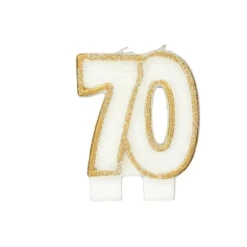 Bougie anniversaire 70 ans
