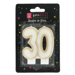 Bougie anniversaire 30 ans