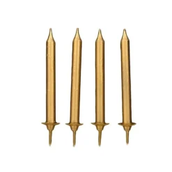 Bougie dorée (x 12)