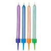 Bougies nacrées pastelles Wilton (x 10)