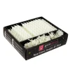 Bougies torsadées 8 cm et bobèches blanches (x 70)