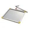 Cadre superposable 350x350 supplémentaire jaune hauteur 1 cm