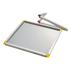 Cadre superposable 350x350 supplémentaire jaune hauteur 1 cm