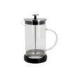 Cafetière à piston en verre couvercle noir - 600 ml