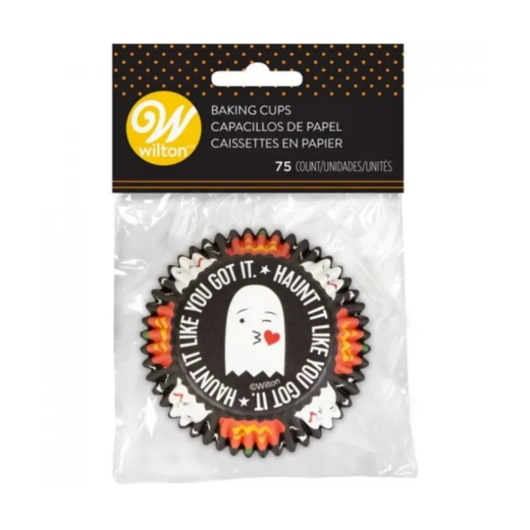 Caissette cupcake Halloween Haunt it like you got it Wilton (x75)