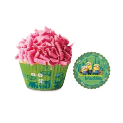Caissette cupcake Les Minions (x 50)