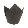 Caissette haute Tulipcup noire (x 200)