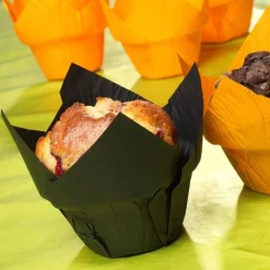 Caissette haute Tulipcup noire (x 200)