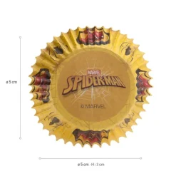 Caissettes à cupcake Spiderman (x25)