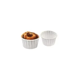 Caissettes cuisine en papier blanches (±100)