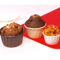 Caissettes cuisine en papier blanches (±100)