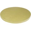 Cake Drum Rond Or Ø 17 cm