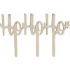Cake topper Ho Ho Ho en bois