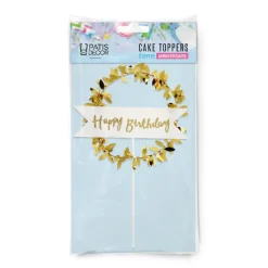 Cake topper "Happy birthday"