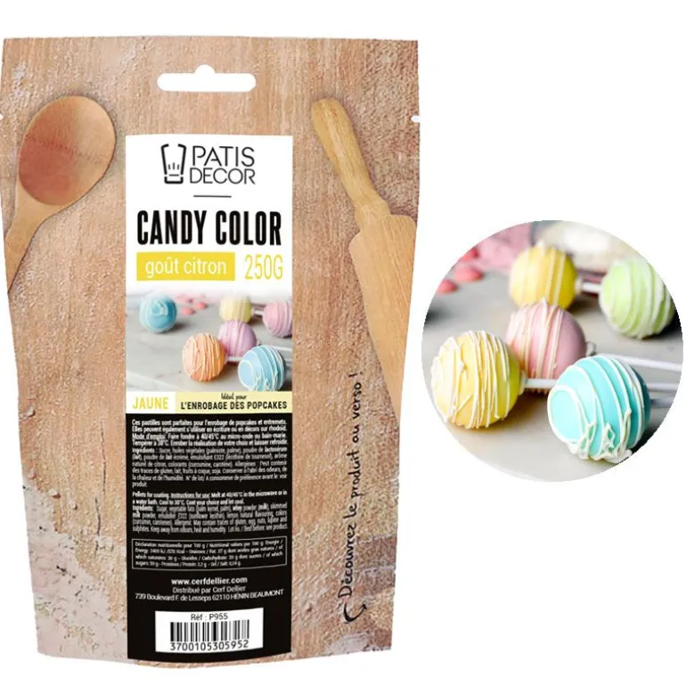 Candy Color jaunes goût Citron 250 g