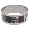Cercle à mousse inox H 4,5 cm Ø 12 cm