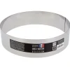 Cercle à vacherin inox H 6 cm Ø 24 cm