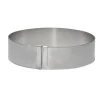 Cercle gradué inox extensible 18 à 36 cm H 4,5 cm De Buyer