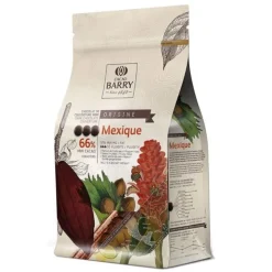 Chocolat de Couverture Noir origine Mexique 66 % 2,5 Kg