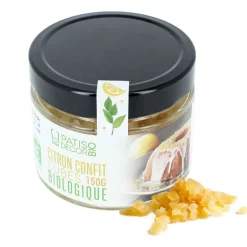 Citrons confits en cubes Bio 150 g - DDM 12/24
