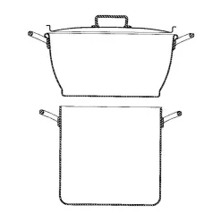 Classe Alu couscoussier avec couvercle 28 cm