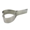 Coeur inox extensible 12 à 26 cm H 7 cm