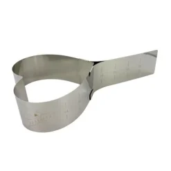 Coeur inox extensible 12 à 26 cm H 7 cm