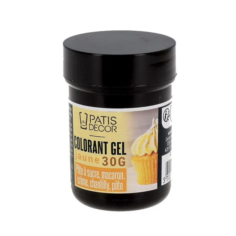 Colorant gel jaune Patisdécor