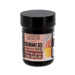 Colorant gel marron Patisdécor