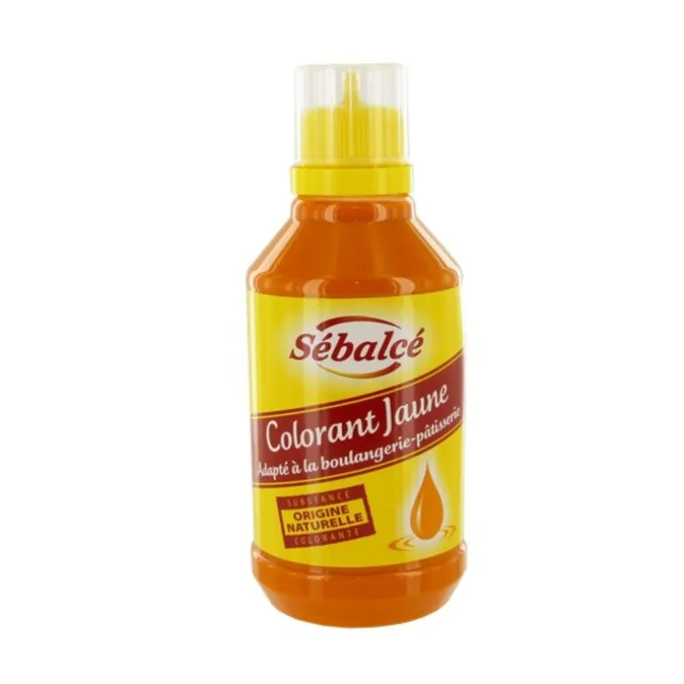 Colorant jaune d'origine naturelle Sébalcé 0,5 L