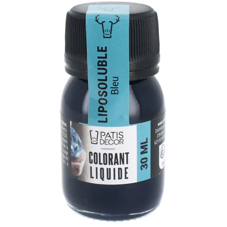 Colorant liquide liposoluble bleu 30 ml